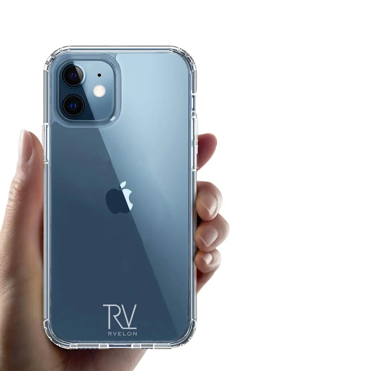 iPhone 12 Mini Skal Stöttåligt Rvelon - Transparent