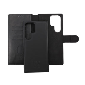 Samsung Galaxy S23 Ultra Plånboksfodral Magnet Rvelon - Svart