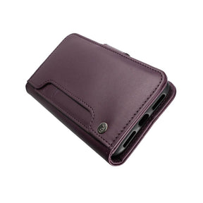 iPhone X/XS Plånboksfodral Extra Kortfack Rvelon - Mörklila