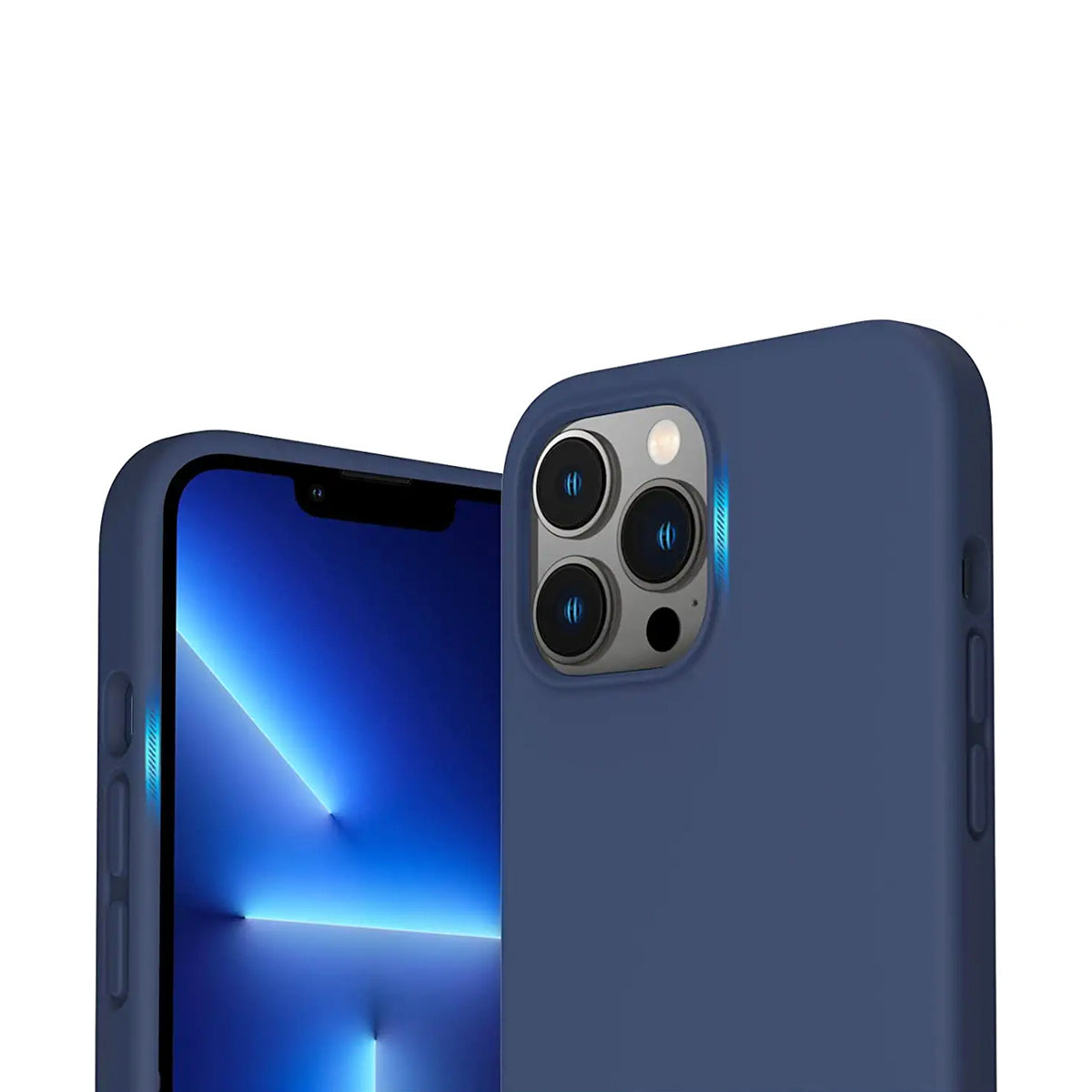 iPhone 14 Pro Silikonskal Rvelon - Blå