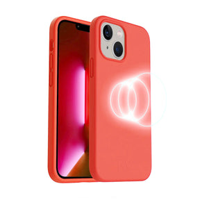 iPhone 14 Silikonskal Rvelon MagSafe - Rosa