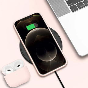 Silikonskal Rvelon till iPhone 12 och iPhone 12 Pro - Sand Rosa