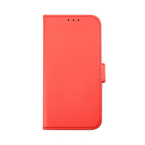 iPhone 14 Pro Plånboksfodral Magnet Rvelon - Röd