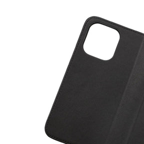 iPhone 14 Plus Plånboksfodral Läder Rvelon - Svart