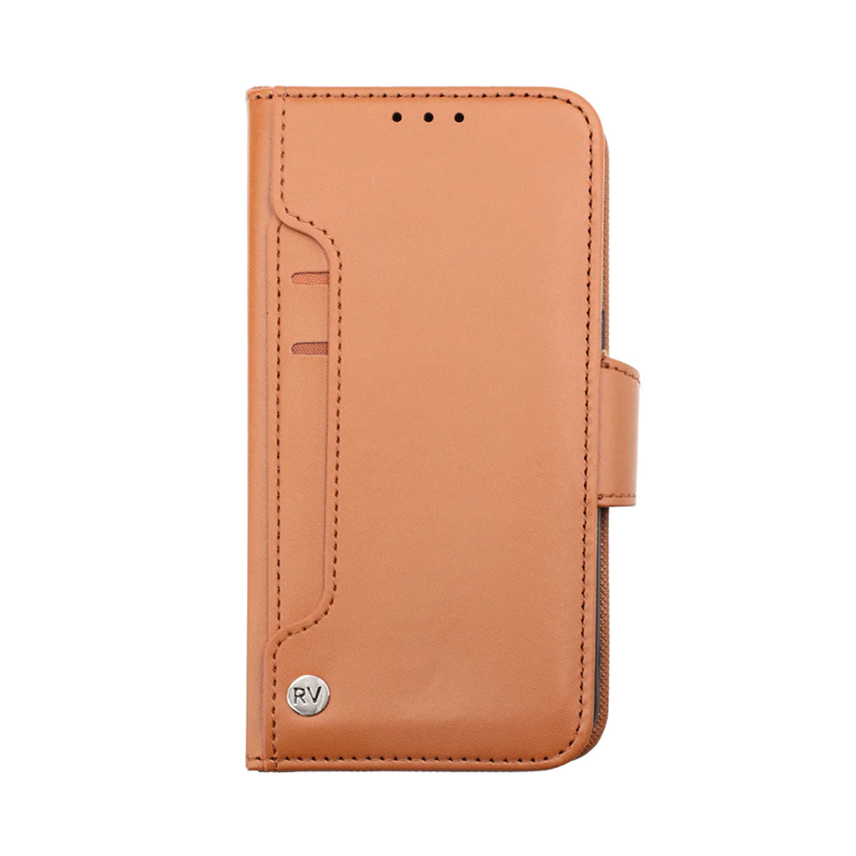 iPhone 14 Pro Plånboksfodral Extra Kortfack Rvelon - Brun