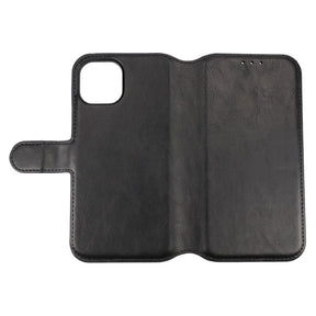 iPhone 15 Plånboksfodral Magnet Rvelon - Svart