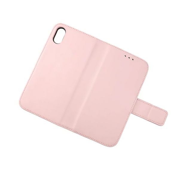 iPhone X/XS Plånboksfodral Läder Rvelon - Rosa