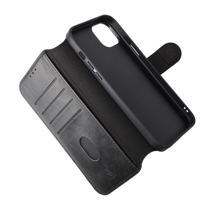 iPhone 15 Plus Plånboksfodral med Magsafe Rvelon - Svart