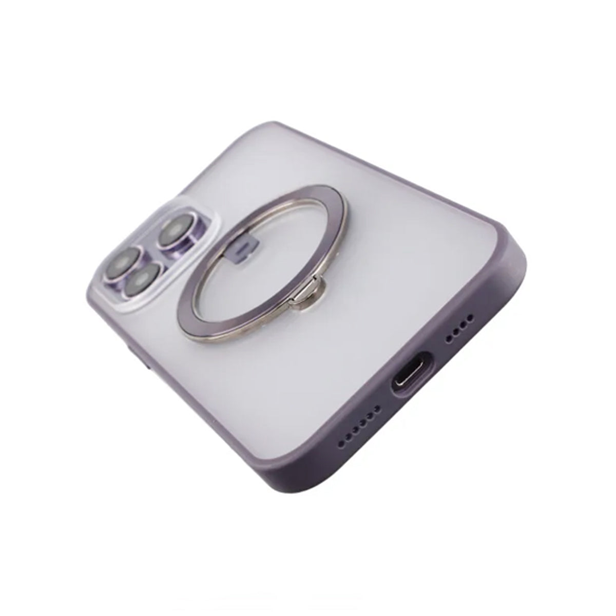iPhone 14 Pro Max Skal med MagSafe Stativ Rvelon - Lila