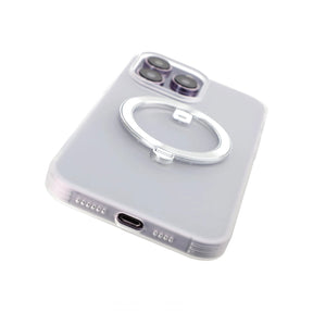 iPhone 14 Pro Max Skal med MagSafe Stativ Rvelon - Vit