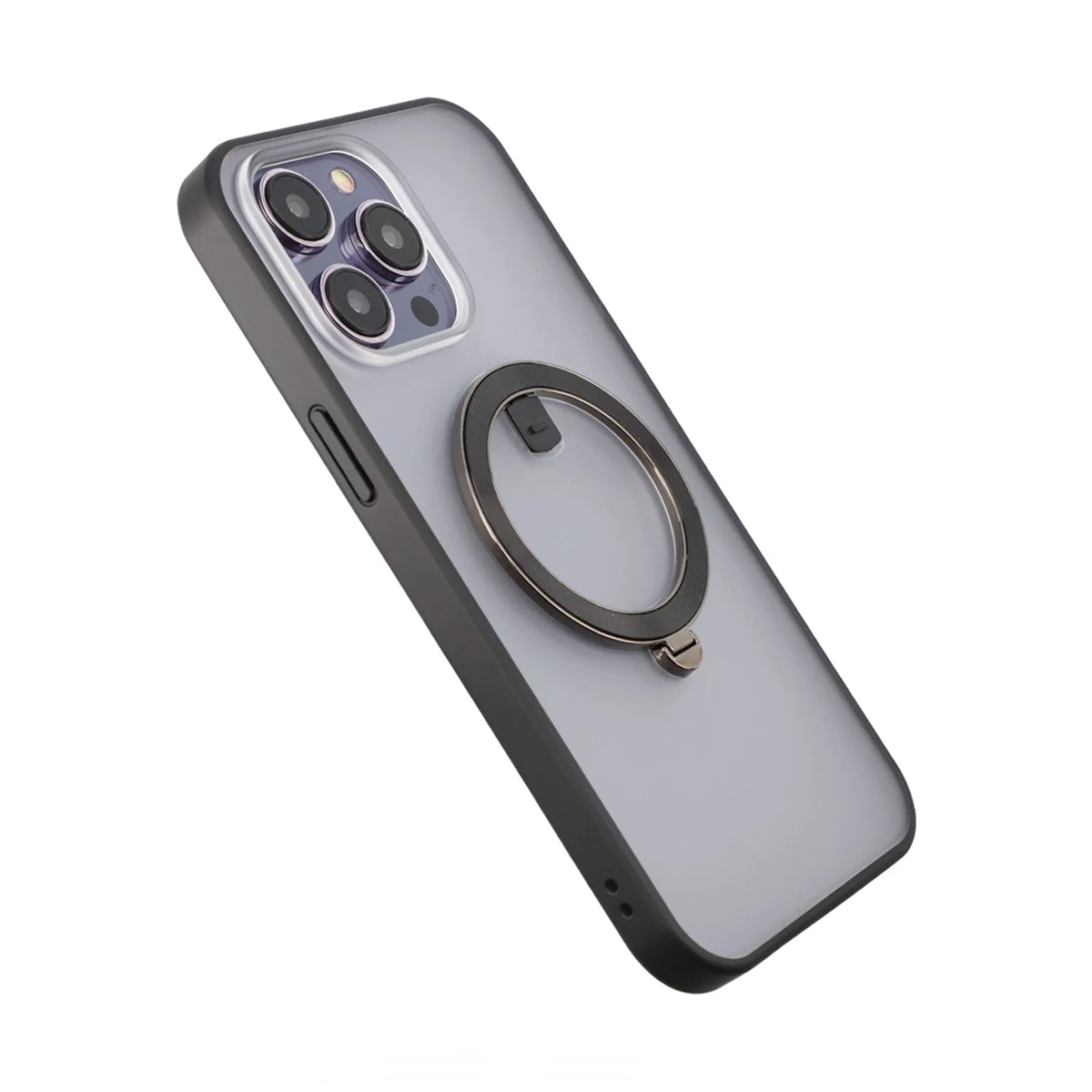 iPhone 14 Pro Skal med MagSafe Stativ Rvelon - Svart