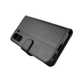 Samsung Galaxy S21 FE Plånboksfodral med Extra Kortfack Rvelon - Svart