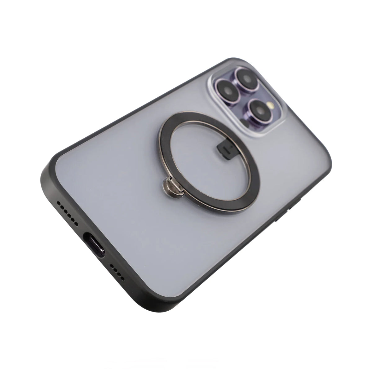 iPhone 14 Pro Max Skal med MagSafe Stativ Rvelon - Svart
