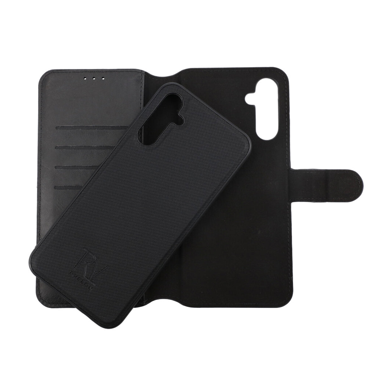 Samsung Galaxy A14 4G/5G Plånboksfodral Magnet Rvelon - Svart