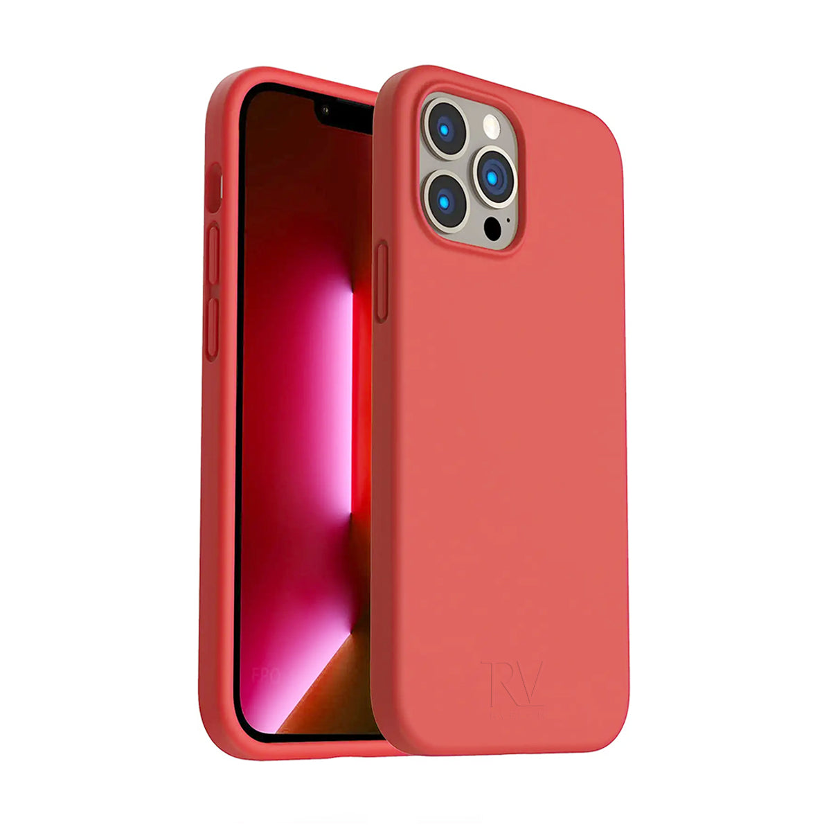 iPhone 12/12 Pro Silikonskal Rvelon - Rosa