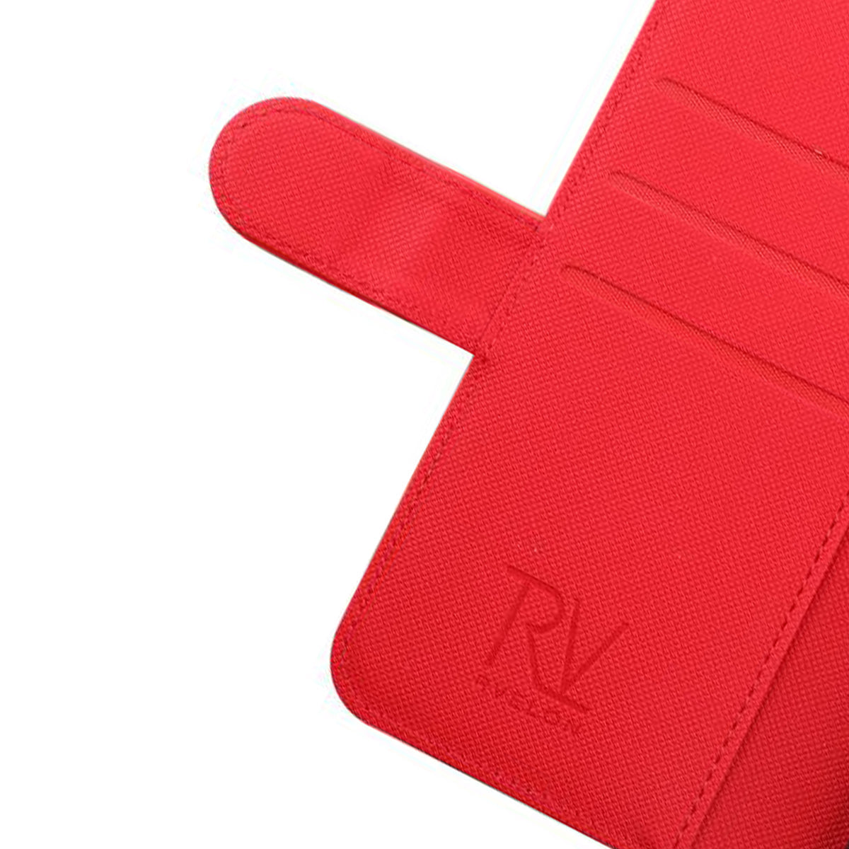 iPhone 13 Pro Max Plånboksfodral Magnet Rvelon - Röd