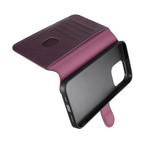 iPhone 15 Pro Max Plånboksfodral med Magsafe Rvelon - Lila