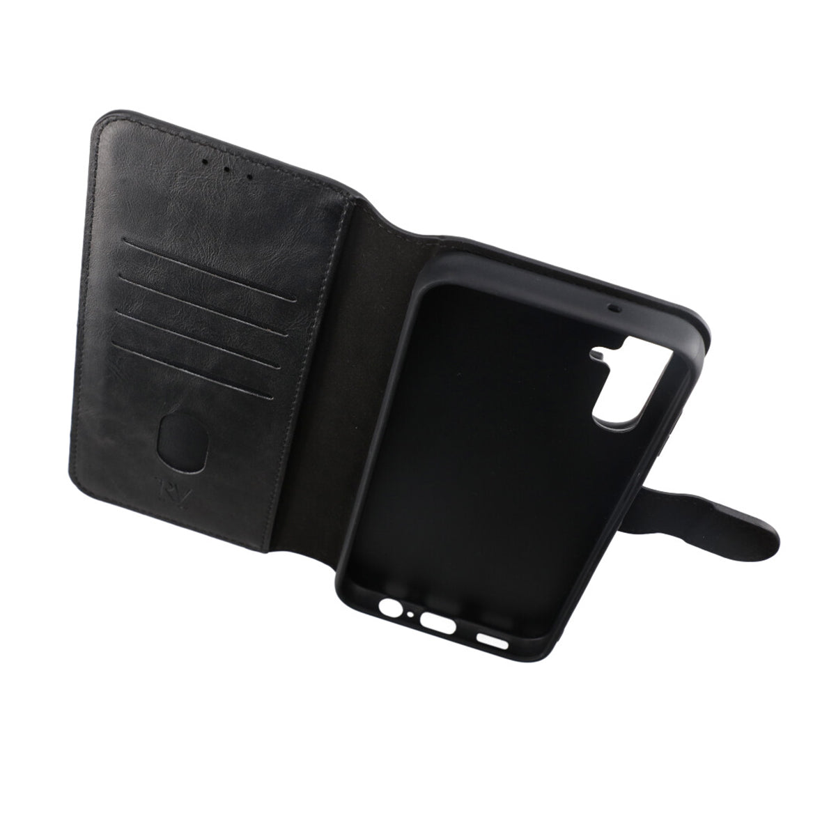 Samsung Galaxy A14 4G/5G Plånboksfodral Magnet Rvelon - Svart