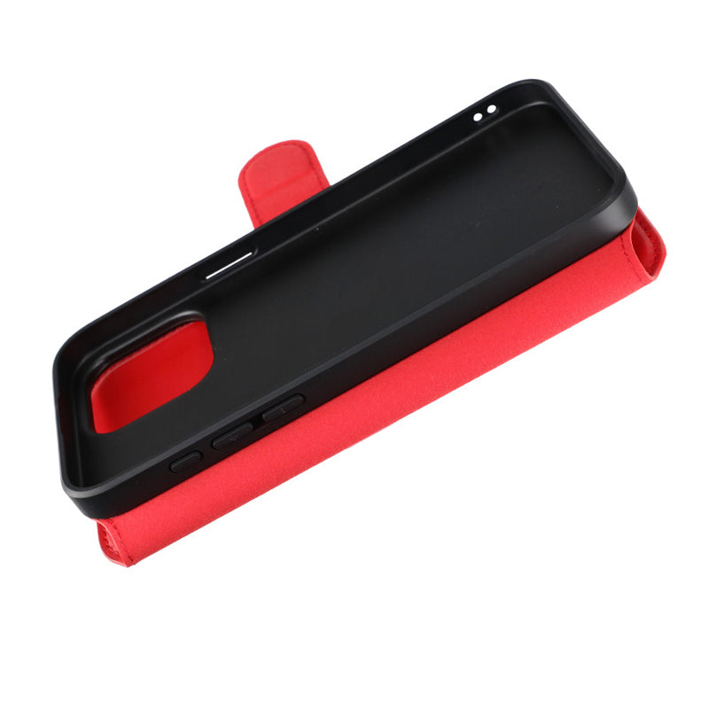 iPhone 15 Pro Max Plånboksfodral med Magsafe Rvelon - Röd