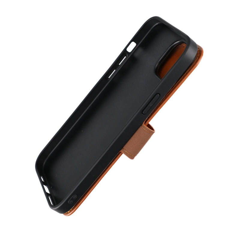 iPhone 15 Plus Plånboksfodral med Magsafe Rvelon - Brun