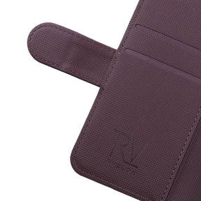 iPhone 13 Mini Plånboksfodral Magnet Rvelon - Mörklila