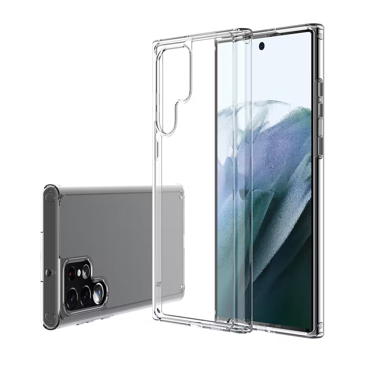 Samsung Galaxy S23 Ultra Stöttåligt Skal Rvelon - Transparent