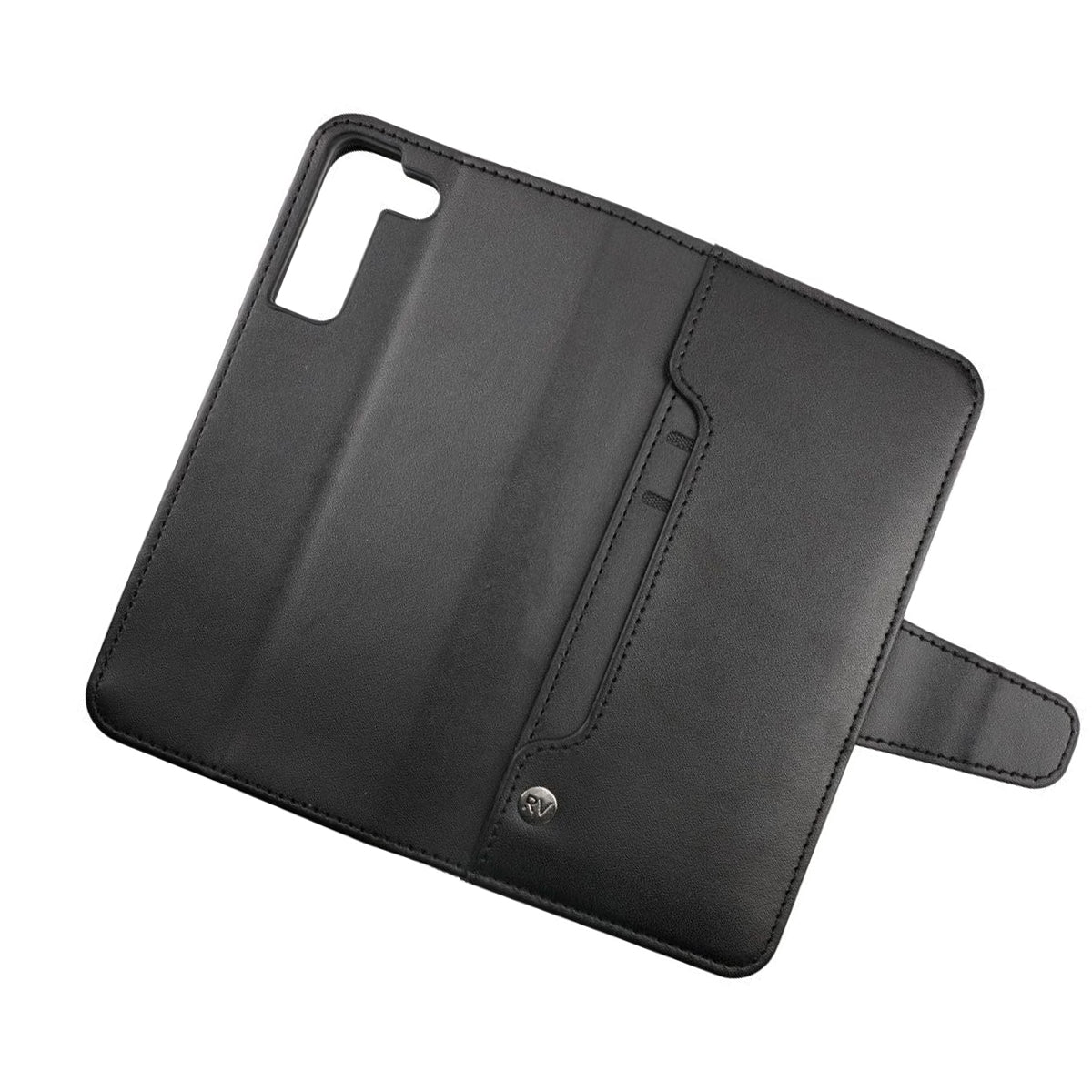 Samsung Galaxy S22 Plus Plånboksfodral med Extra Kortfack Rvelon - Svart