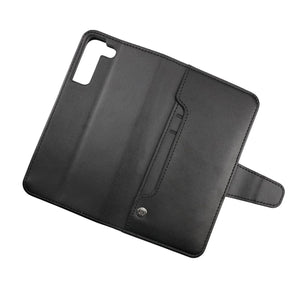 Samsung Galaxy S22 Plus Plånboksfodral med Extra Kortfack Rvelon - Svart