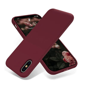 iPhone X/XS Silikonskal Rvelon - Röd