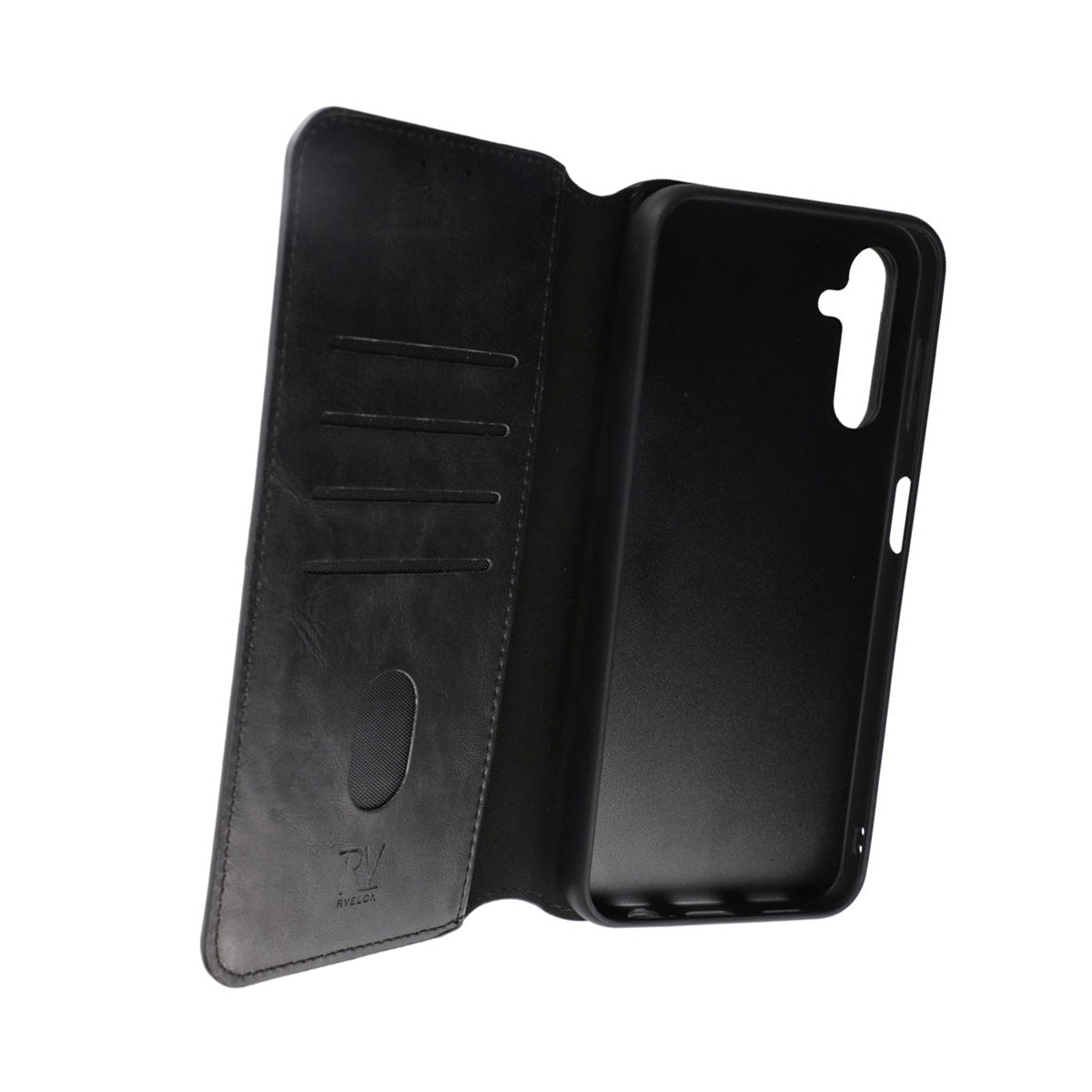 Samsung Galaxy A14 4G/5G Plånboksfodral Magnet Rvelon - Svart