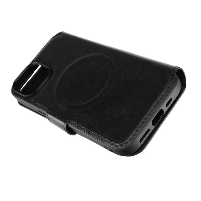 iPhone 15 Plånboksfodral med Magsafe Rvelon - Svart