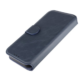 iPhone 15 Pro Plånboksfodral Magnet Rvelon - Blå