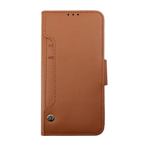 Samsung Galaxy S23 Plus 5G Plånboksfodral Extra Kortfack Rvelon - Brun