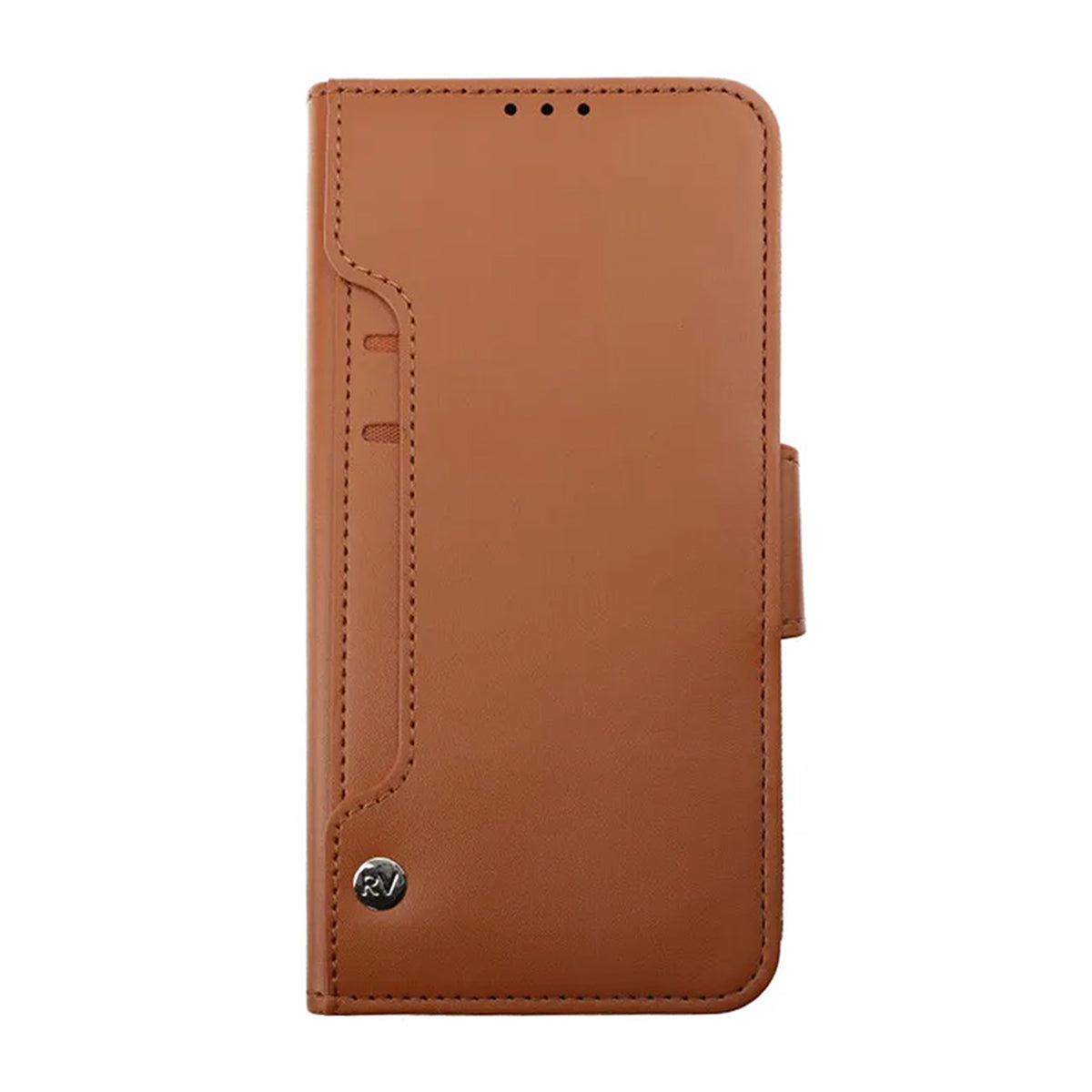 Samsung Galaxy S23 Ultra Plånboksfodral Extra Kortfack Rvelon - Brun