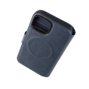 iPhone 15 Plånboksfodral med Magsafe Rvelon - Blå