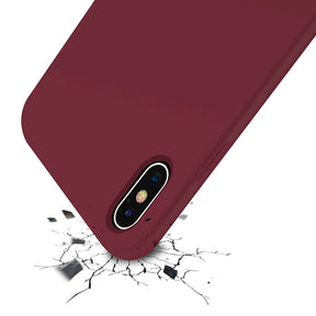 iPhone X/XS Silikonskal Rvelon - Röd