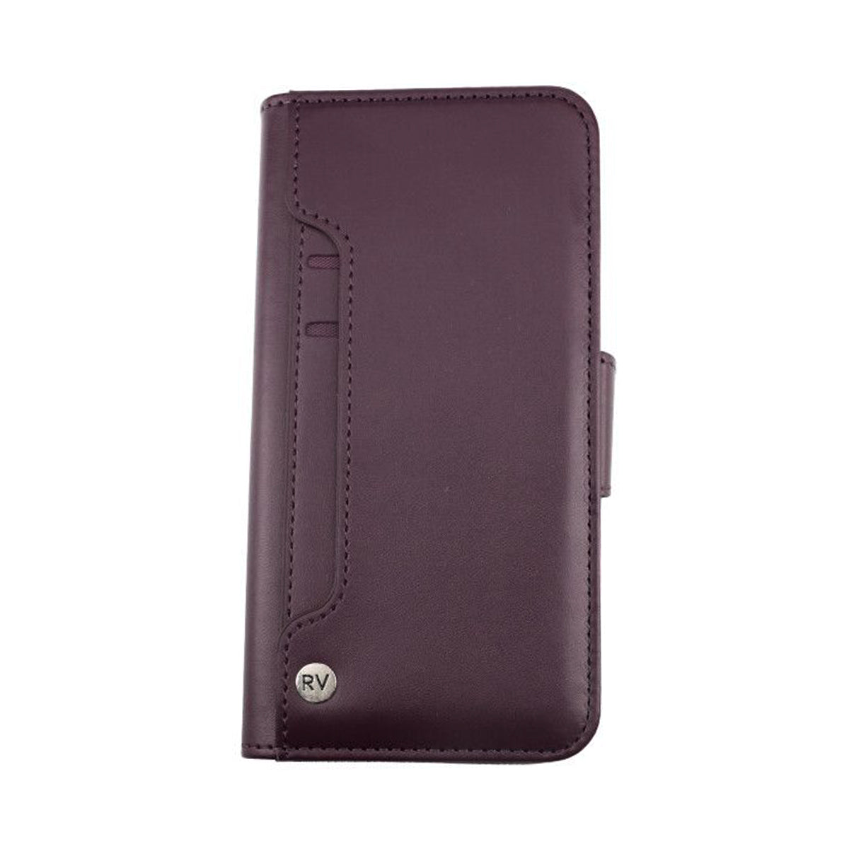 iPhone 13 Pro Max Plånboksfodral Extra Kortfack Rvelon - Mörklila
