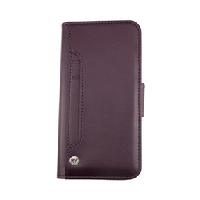 iPhone 13 Mini Plånboksfodral Extra Kortfack Rvelon - Mörklila