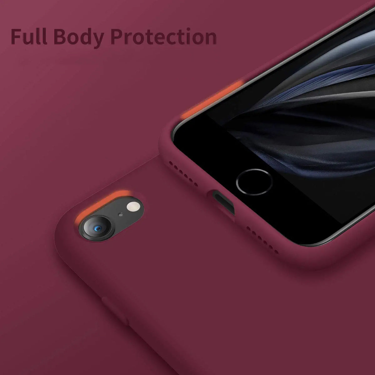iPhone 7/8/SE (2020/2022) Silikonskal Rvelon - Röd