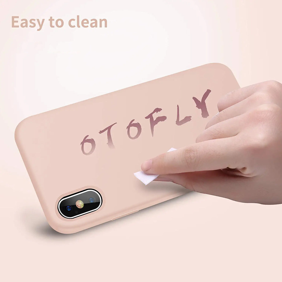 iPhone X/XS Silikonskal Rvelon - Beige