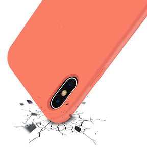 iPhone X/XS Silikonskal Rvelon - Rosa