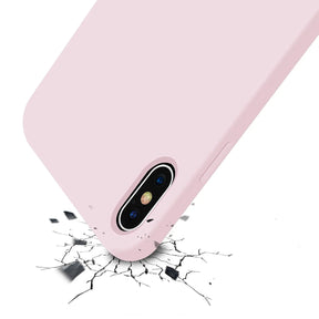 iPhone X/XS Silikonskal Rvelon - Sand Rosa