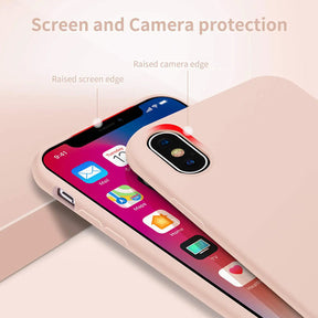 iPhone X/XS Silikonskal Rvelon - Beige