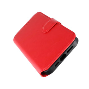iPhone 15 Pro Max Plånboksfodral med Magsafe Rvelon - Röd