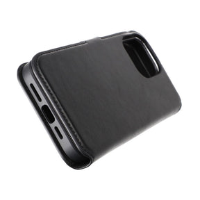 iPhone 15 Pro Max Plånboksfodral Magnet Rvelon - Svart