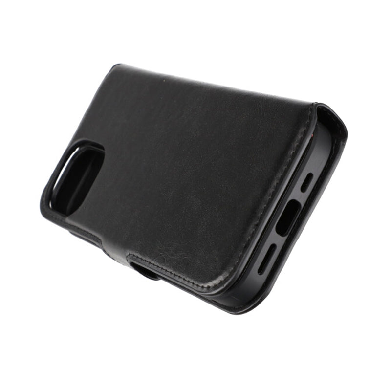 iPhone 15 Plånboksfodral Magnet Rvelon - Svart
