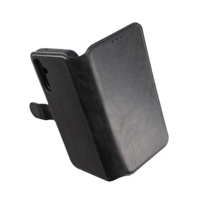 Samsung Galaxy A14 4G/5G Plånboksfodral Magnet Rvelon - Svart