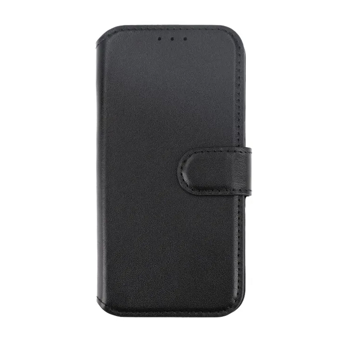 iPhone 15 Pro Plånboksfodral Läder Rvelon - Svart