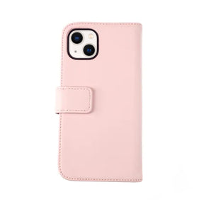 iPhone 13 Plånboksfodral Läder Rvelon - Rosa