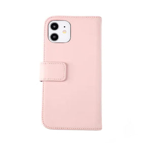 iPhone 11 Plånboksfodral Läder Rvelon - Rosa